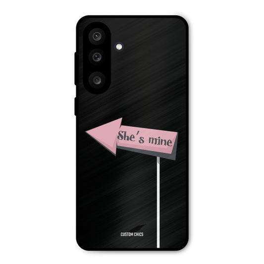 She Is Mine Samsung Galaxy M56 Mobile Back Cover - Cute PrintShield Case