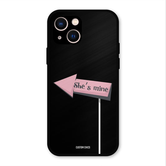 She Is Mine iPhone 13 Mobile Back Cover - Cute PrintShield Case