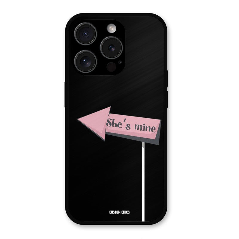 She Is Mine iPhone 15 Pro Max Mobile Back Cover - Cute PrintShield Case
