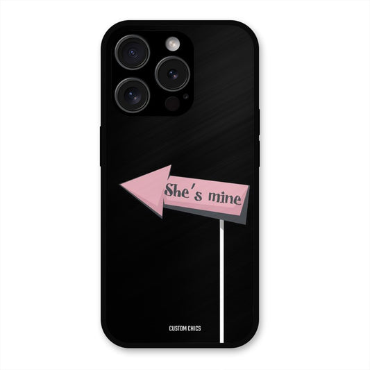 She Is Mine iPhone 15 Pro Max Mobile Back Cover - Cute PrintShield Case