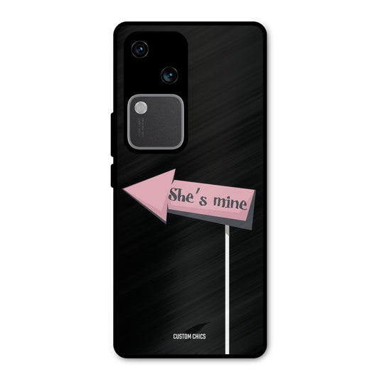 She Is Mine Vivo V30 Mobile Back Cover - Cute PrintShield Case