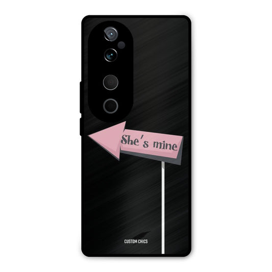 She Is Mine Vivo V40 Mobile Back Cover - Cute PrintShield Case