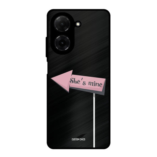 She Is Mine Poco C71 Mobile Back Cover - Cute PrintShield Case