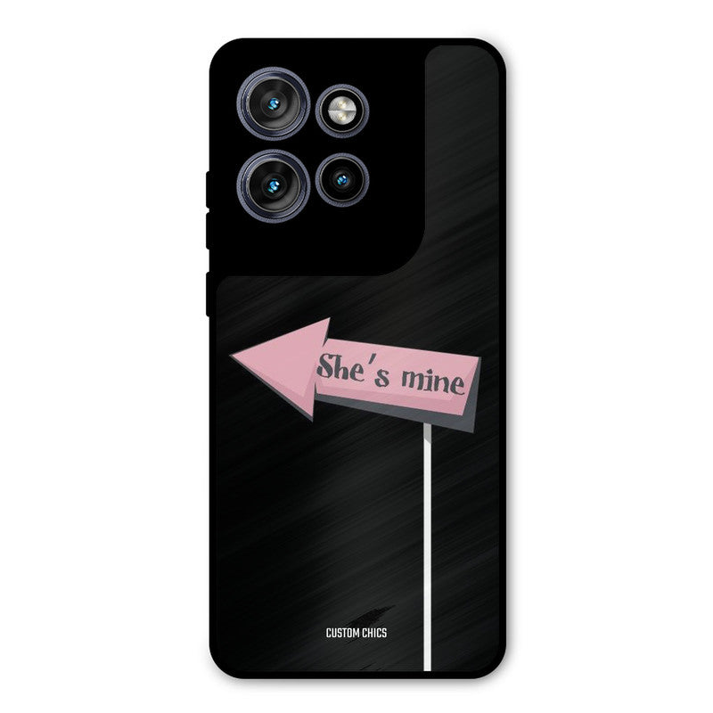 She Is Mine Motorola Edge 50 Neo Mobile Back Cover - Cute PrintShield Case