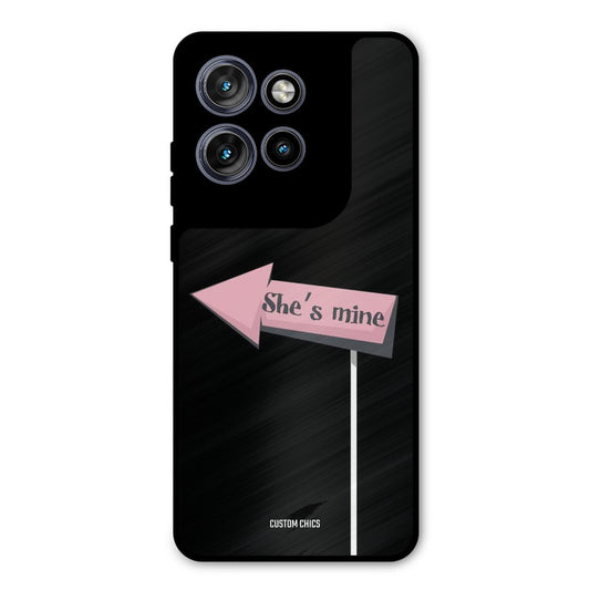 She Is Mine Motorola Edge 50 Neo Mobile Back Cover - Cute PrintShield Case