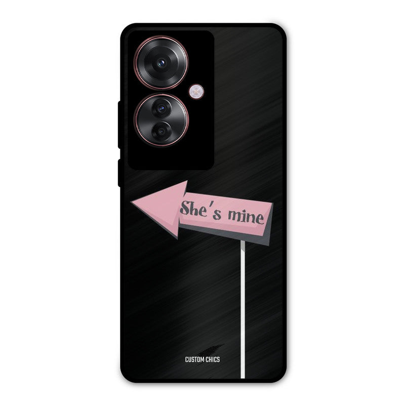 She Is Mine Oppo F25 Pro Mobile Back Cover - Cute PrintShield Case