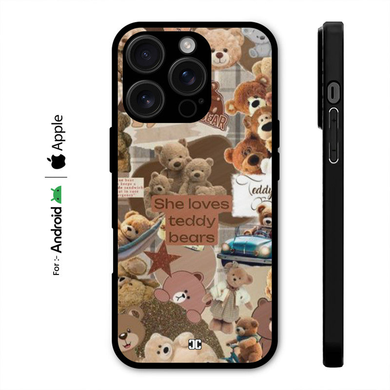 She Loves Teddy Case – Premium PrintShield Mobile Cover