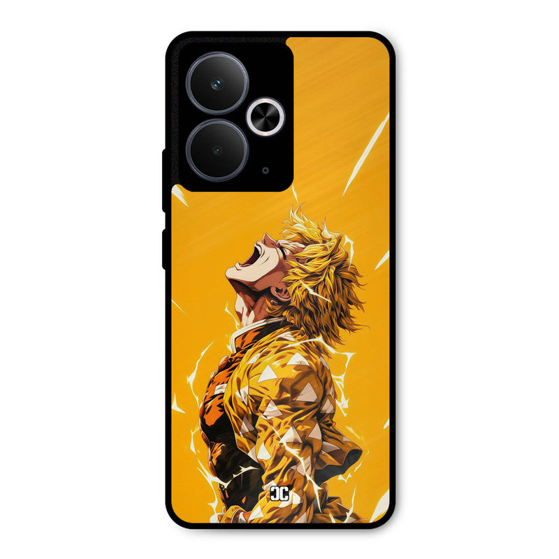 Shouting Zenitsu Realme 14T Mobile Back Cover - Anime PrintShield Case