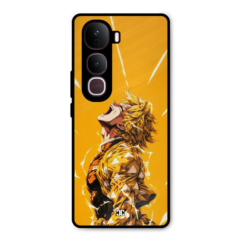 Shouting Zenitsu Vivo Y400 Pro Mobile Back Cover - Anime PrintShield Case