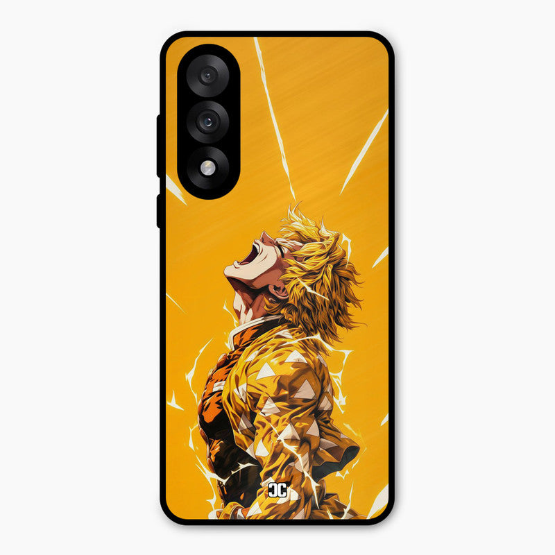 Shouting Zenitsu Oneplus Nord 5 Mobile Back Cover - Anime PrintShield Case