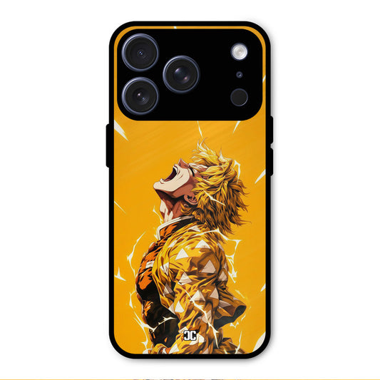 Shouting Zenitsu iPhone 17 Pro Max Mobile Back Cover - Anime PrintShield Case
