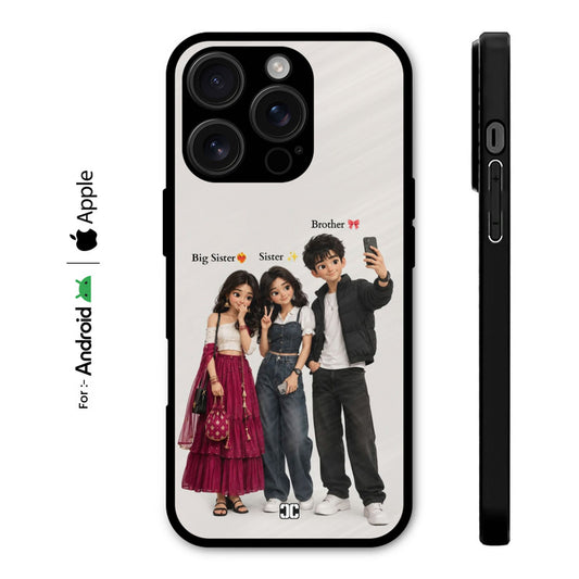 Siblings Trio Case – Premium PrintShield Mobile Cover