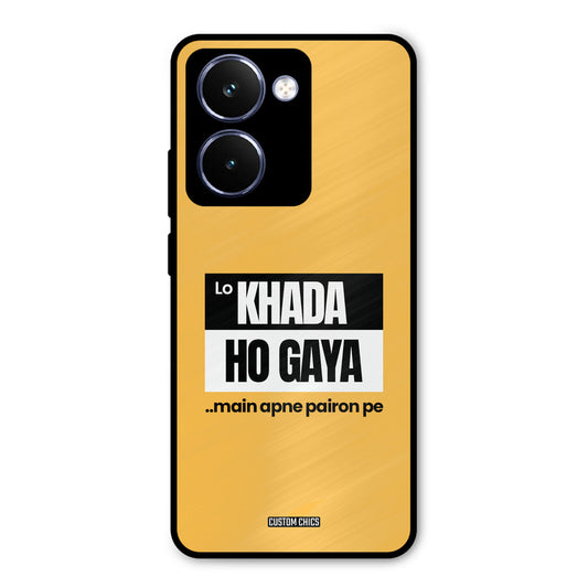Standing On My Feet Realme P3 Ultra Mobile Back Cover - Typography PrintShield Case