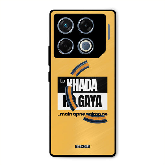 Standing On My Feet Infinix GT 20 Pro Mobile Back Cover - Typography PrintShield Case