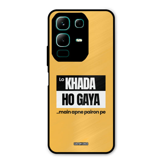 Standing On My Feet Infinix Note 50x Mobile Back Cover - Typography PrintShield Case