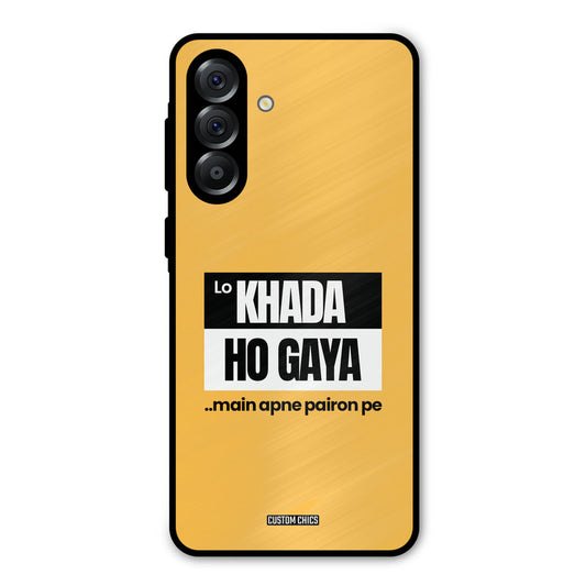 Standing On My Feet Samsung Galaxy A36 Mobile Back Cover - Typography PrintShield Case