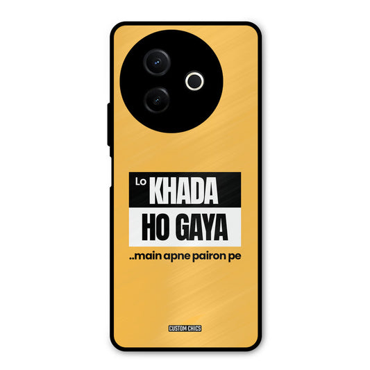 Standing On My Feet Vivo Y39 Mobile Back Cover - Typography PrintShield Case