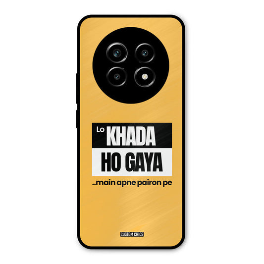 Standing On My Feet Realme 14 Pro lite Mobile Back Cover - Typography PrintShield Case