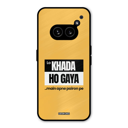 Standing On My Feet Nothing Phone 2a Mobile Back Cover - Typography PrintShield Case