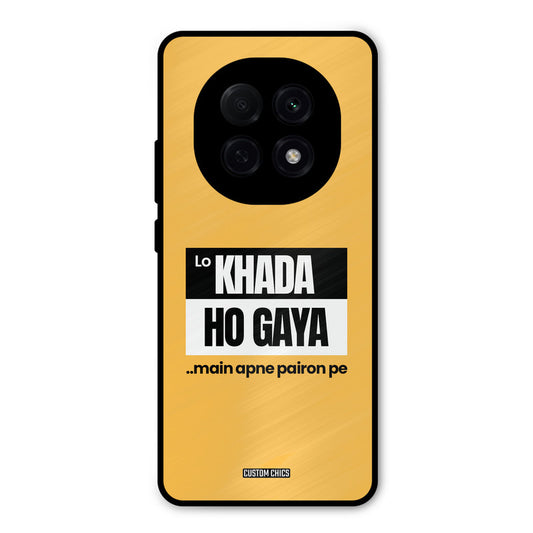 Standing On My Feet Oppo F29 Pro Mobile Back Cover - Typography PrintShield Case