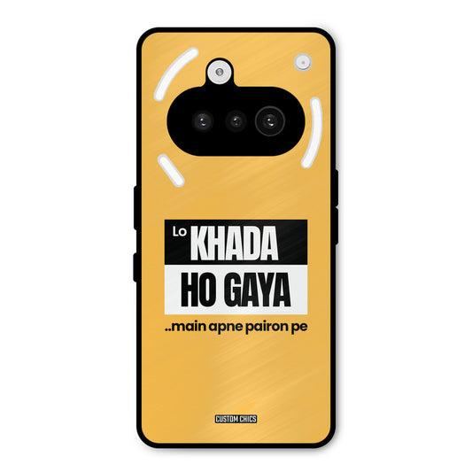 Standing On My Feet Nothing Phone 3A Mobile Back Cover - Typography PrintShield Case