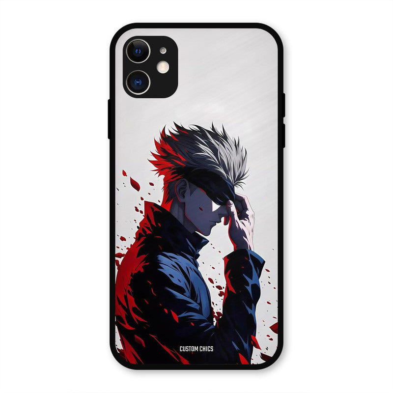 Star Gojo iPhone 11 Mobile Back Cover - Anime PrintShield Case