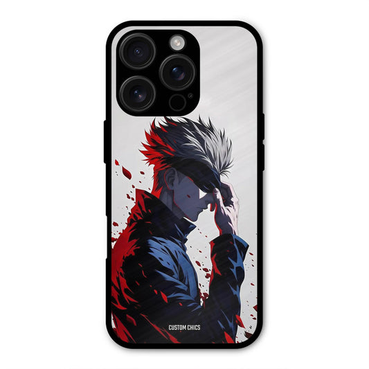 Star Gojo iPhone 16 Pro Mobile Back Cover - Anime PrintShield Case