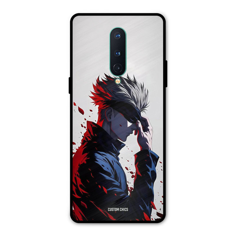 Star Gojo Oneplus 8 Mobile Back Cover - Anime PrintShield Case