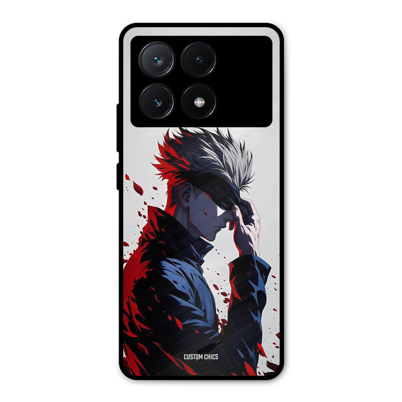 Star Gojo Poco X6 Pro Mobile Back Cover - Anime PrintShield Case