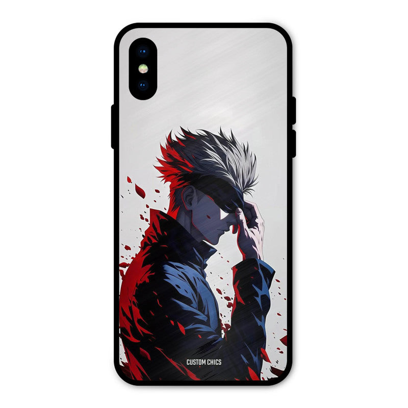 Star Gojo iPhone X Mobile Back Cover - Anime PrintShield Case