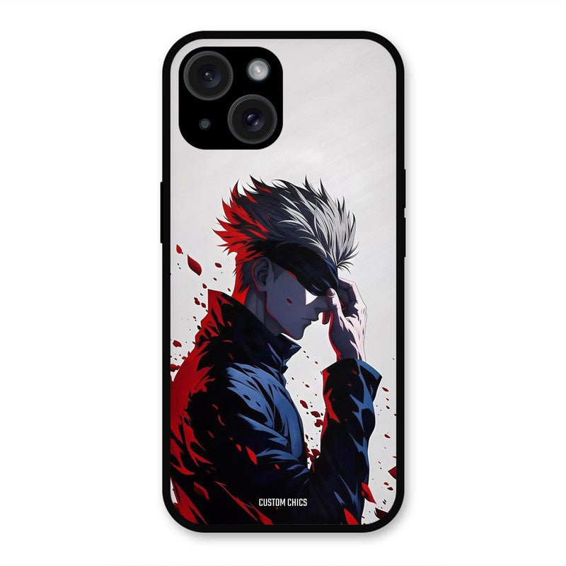 Star Gojo iPhone 15 Mobile Back Cover - Anime PrintShield Case