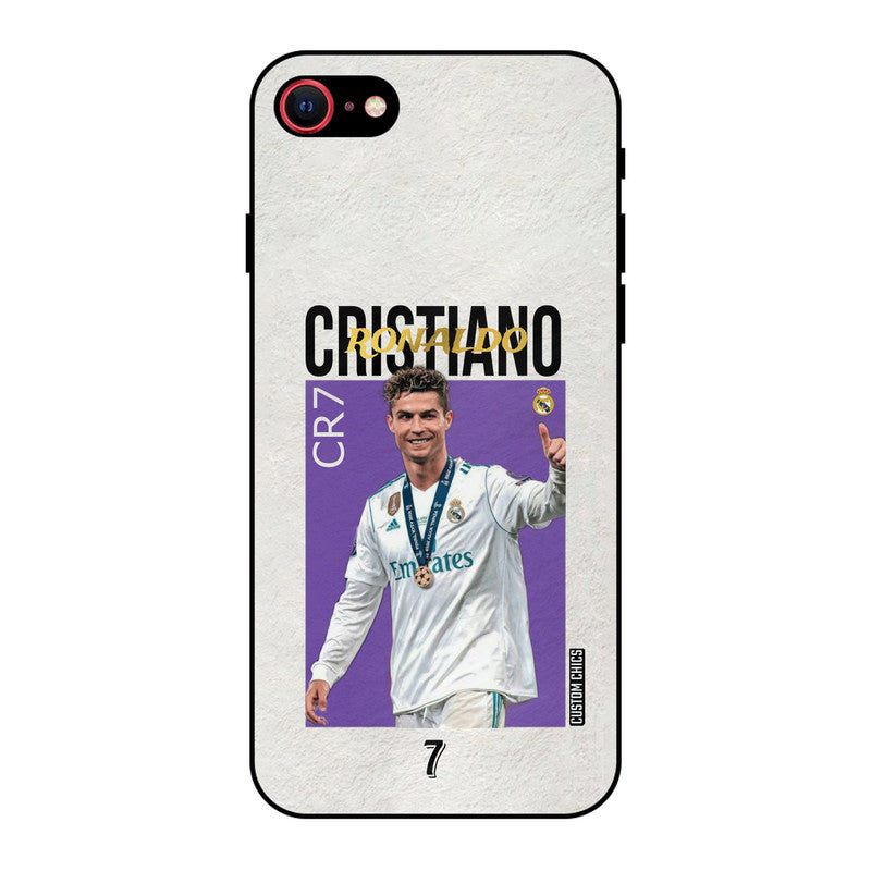 Star Ronaldo iPhone SE 2020 Mobile Back Cover - Sports PrintShield Case