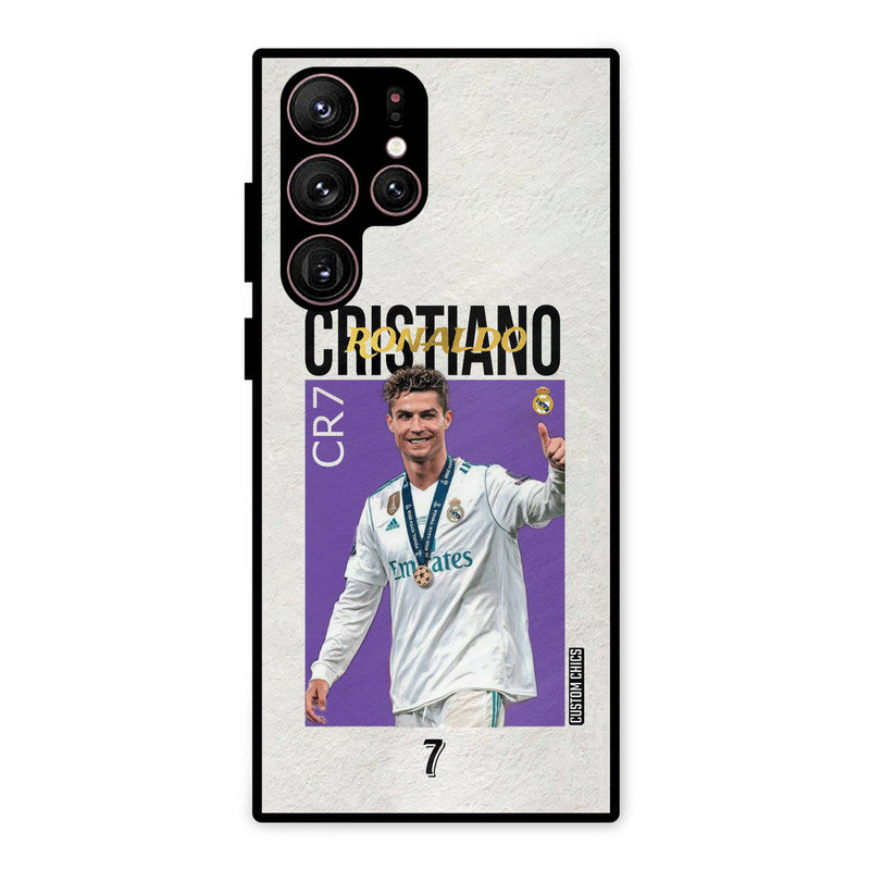 Star Ronaldo Samsung Galaxy S22 Ultra Mobile Back Cover - Sports PrintShield Case