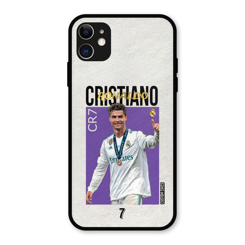 Star Ronaldo  iPhone 11 Mobile Back Cover - Sports PrintShield Case