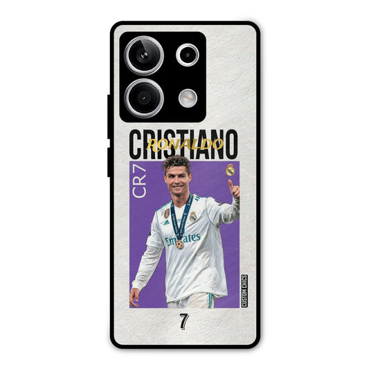 Star Ronaldo Redmi Note 13 5G Mobile Back Cover - Sports PrintShield Case