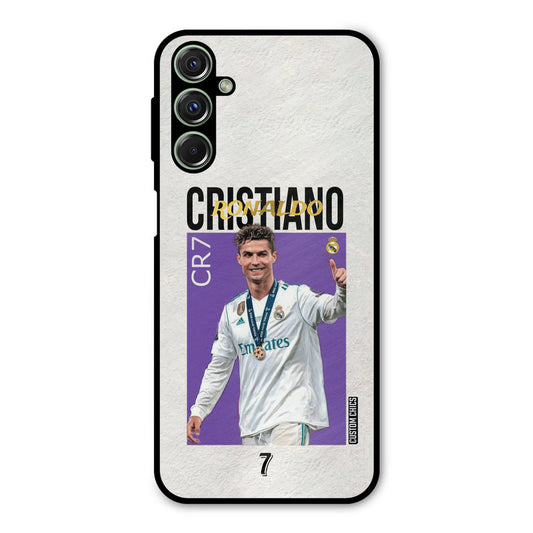 Star Ronaldo Samsung Galaxy M34 Mobile Back Cover - Sports PrintShield Case