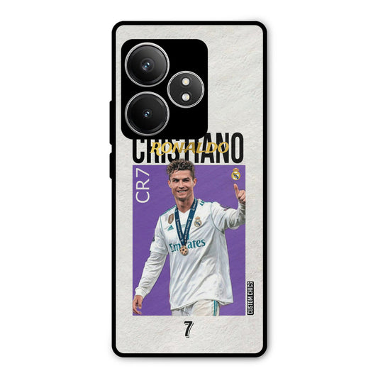 Star Ronaldo Realme GT 6T Mobile Back Cover - Sports PrintShield Case