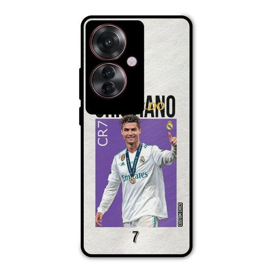 Star Ronaldo Oppo F25 Pro Mobile Back Cover - Sports PrintShield Case