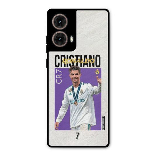 Star Ronaldo Moto G85 Mobile Back Cover - Sports PrintShield Case