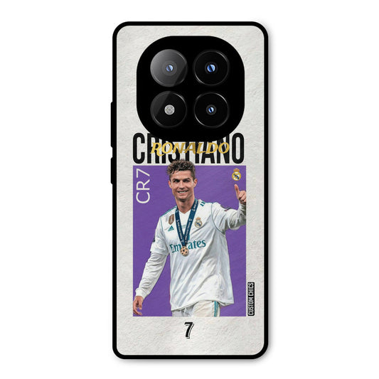 Star Ronaldo Redmi Note 14 Pro Plus 5G Mobile Back Cover - Sports PrintShield Case