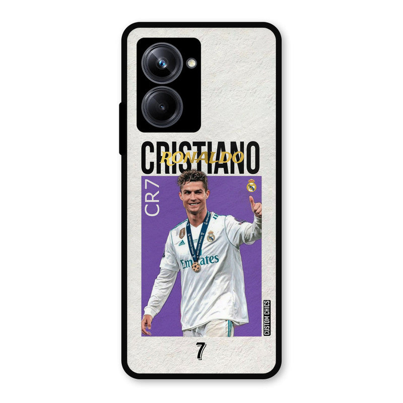 Star Ronaldo Realme 10 Pro Mobile Back Cover - Sports PrintShield Case