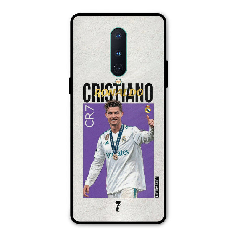 Star Ronaldo Oneplus 8 Mobile Back Cover - Sports PrintShield Case