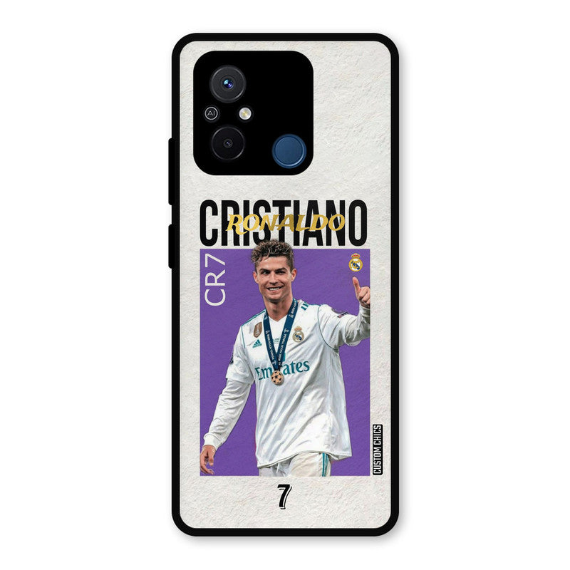 Star Ronaldo Redmi 12c Mobile Back Cover - Sports PrintShield Case