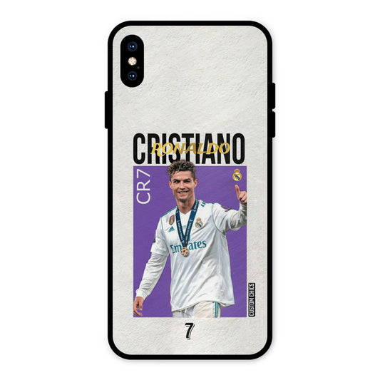 Star Ronaldo iPhone XS Max Mobile Back Cover - Sports PrintShield Case