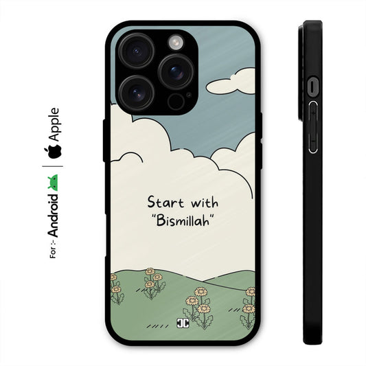 Start With Bismillah Case – Premium PrintShield Mobile Cover