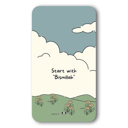 Start With Bismillah Case – Premium PrintShield Mobile Cover