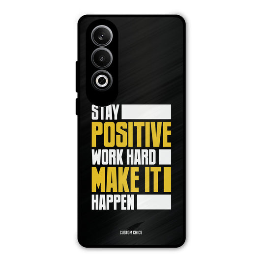 Stay Happy OnePlus Nord CE4 Mobile Back Cover - Typography PrintShield Case