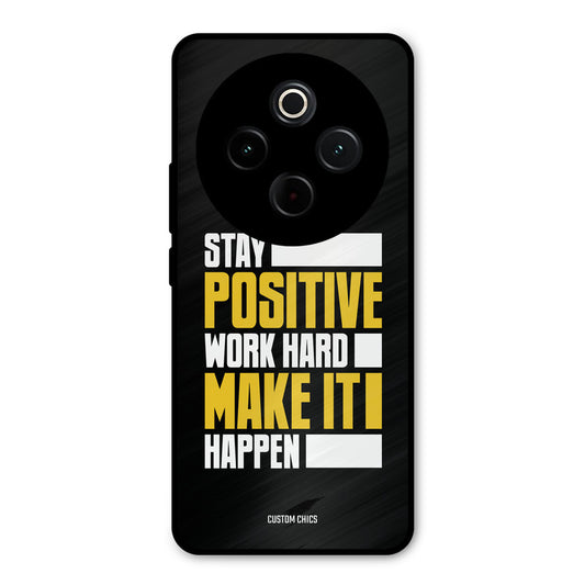 Stay Happy iQoo Z10 Mobile Back Cover - Typography PrintShield Case