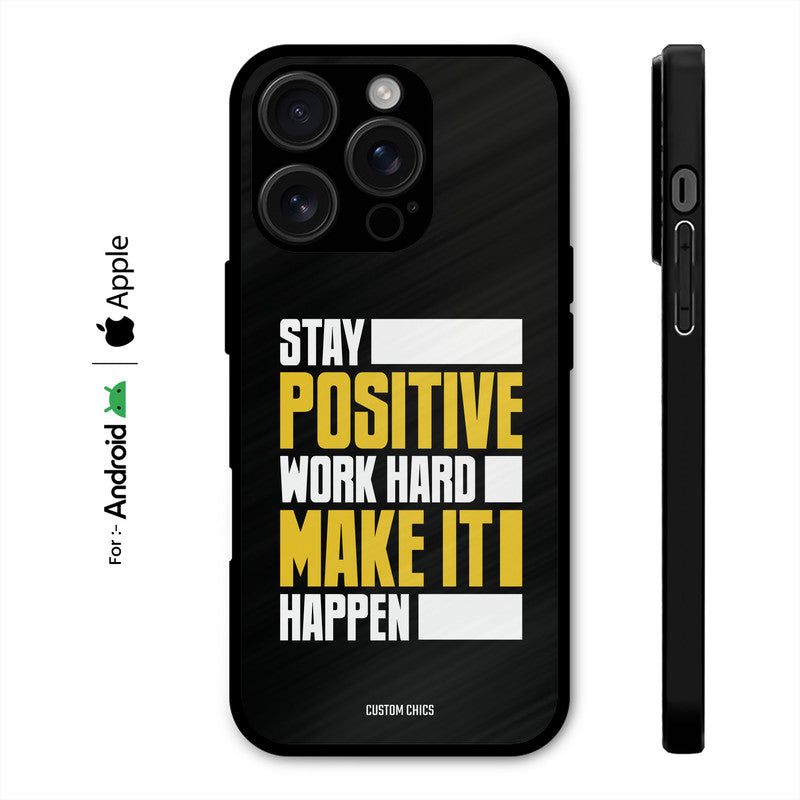 Stay Happy Case – Premium PrintShield Mobile Cover