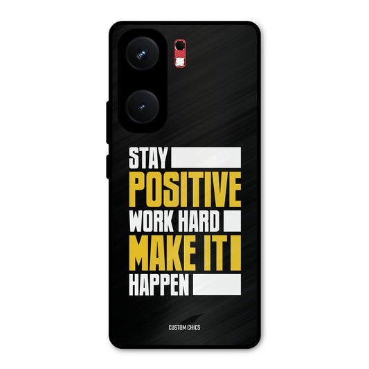 Stay Happy iQOO Neo 9 Pro Mobile Back Cover - Typography PrintShield Case